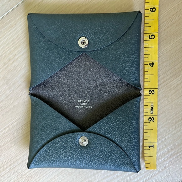 Hermes Verso Calvi Cardholder - Picture 6 of 11